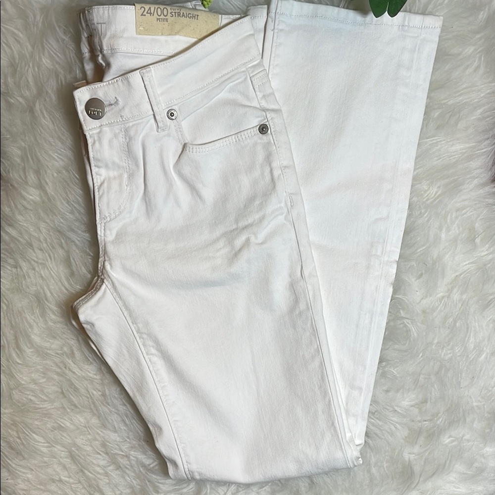 LOFT Curvy Straight Jeans